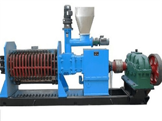 Maquinaria de prensa de tornillo de palma aceitera duradera industrial de alta calidad